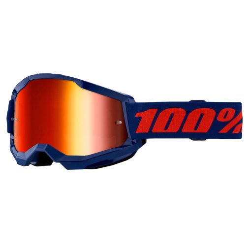 Foto de 100% Gafas - Strata 2 - Navy - Red Mirror