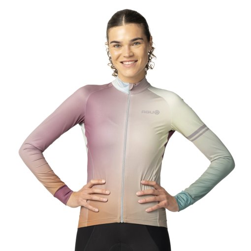 Immagine prodotto da AGU Maglia a Maniche Lunghe Donna - Performance Gradient - mystic green