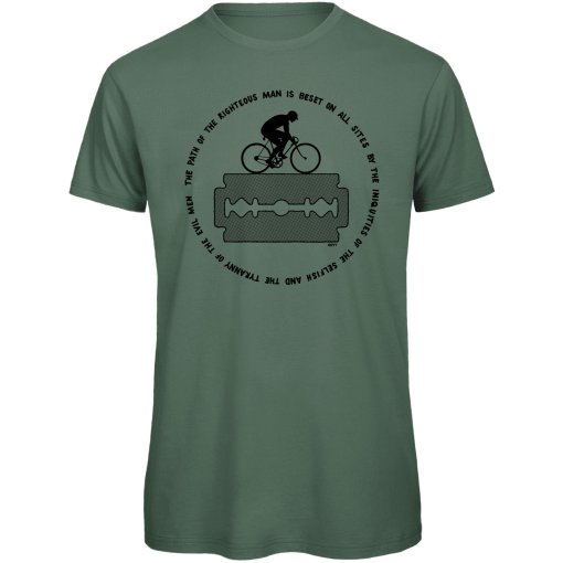 Produktbild von RTTshirts Ezekiel 25:17 Fahrrad T-Shirt Herren - grün