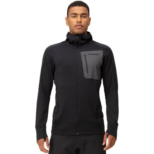 Foto de Norrona Chaqueta Hombre - falketind Power Grid Hood - Caviar