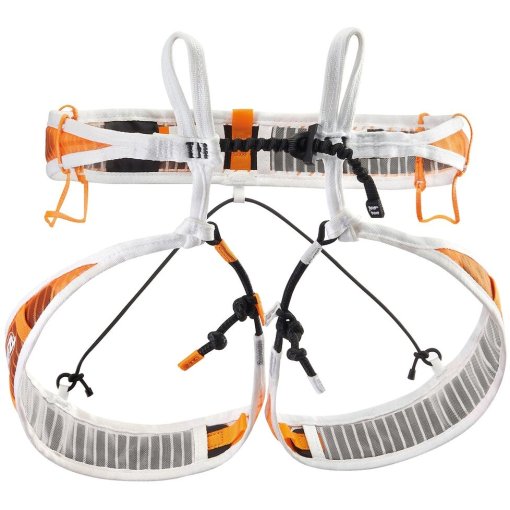 Photo produit de Petzl Baudrier Escalade - Fly - orange/blanc