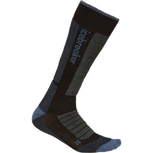 Foto de Icebreaker Calcetines Altos Mujer - Merino Ski+ Medium - Negro/Dawn/Graphite