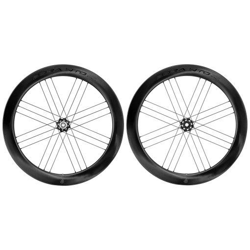 Immagine prodotto da Campagnolo Set di Ruote - Bora WTO 60 C23 DB - 28&quot; | Carbon | 2-Way Fit | AFS - 12x100mm | 12x142mm - XDR