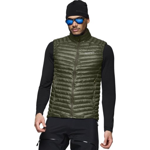 Foto de Norrona Chaleco Plumas Hombre - trollveggen down800 Super Light - Deep Lichen Green
