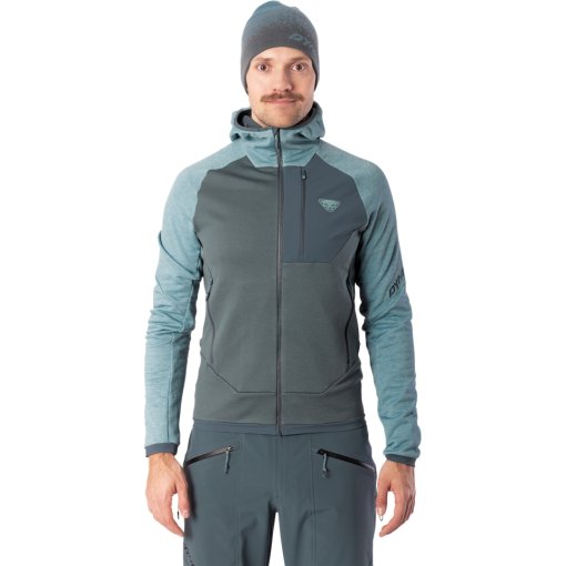 Picture of Dynafit Radical Wool Hooded Jacket Men - Smoke Blue