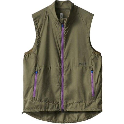 Foto de MAAP Chaleco Cortavientos Mujer - Alt Road - loam