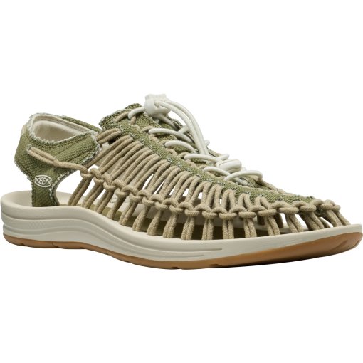 Picture of KEEN Uneek Canvas Sandals Men - Martini Olive/Birch