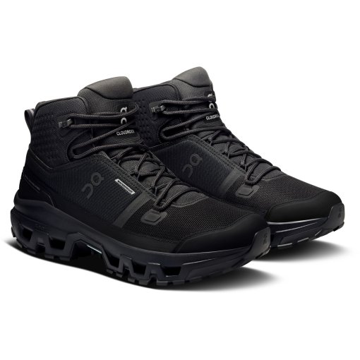 Foto de On Botas Senderismo Hombre - Cloudrock Mid Waterproof - Negro | Negro