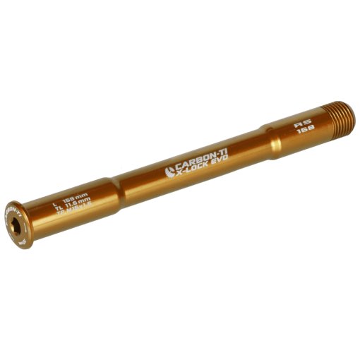 Foto de Carbon-Ti X-Lock EVO Eje pasante - 15x110mm - X-RockShox - M15x1.5mm - Longitud 158mm - oro