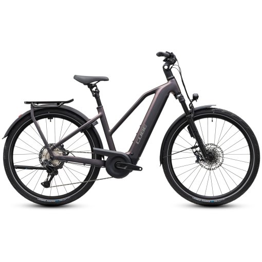 Kuva tuotteesta CUBE KATHMANDU HYBRID SLT 800 - Trapeze - Trekking-Sähköpyörä - 2027 - mysticgraphite / reflex
