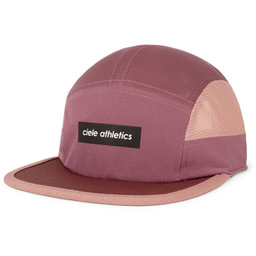Productfoto van Ciele Athletics GoCap Field Iconic Bar hardloopmuts - penny/rose dawn