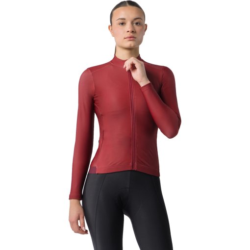 Produktbild von Castelli Espresso Thermo 2 Langarmtrikot Damen - garnet 506