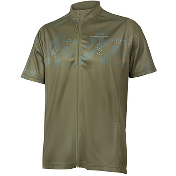 Foto de Endura Maillot de Manga Corta Hombre - Hummvee Ray - olive green