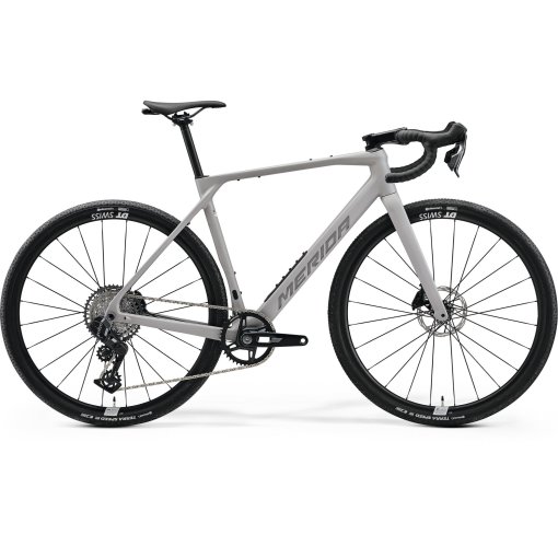 Photo produit de Merida Vélo Gravel Carbone - MISSION 6000 - 2026 - silk grey
