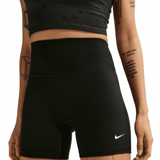 Productfoto van Nike One Dri-FIT 5&quot; Short broeken voor dames - zwart/wit IO0809-010