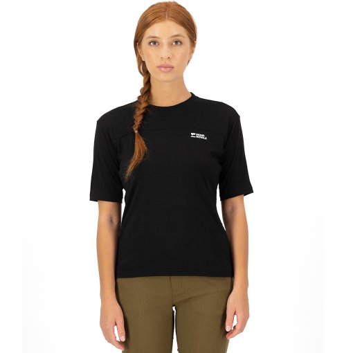 Immagine prodotto da Mons Royale Maglia Ciclismo a Maniche Corte Donna - Diversion Merino - nero