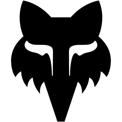 Produktbild von FOX Head 2.5&quot; Stickers - schwarz