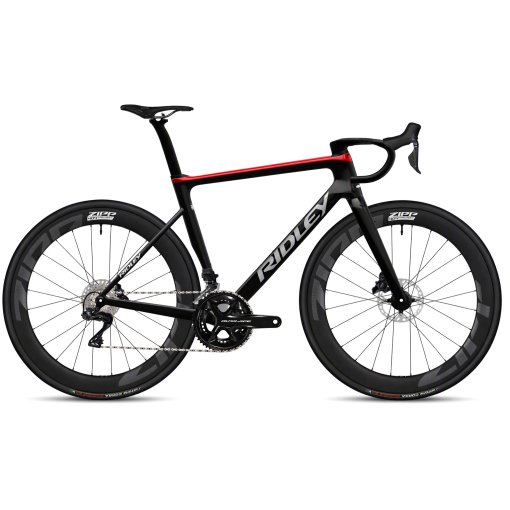 Immagine prodotto da Ridley FALCN RS - Bici da corsa in carbonio - 2026 - Black / Candy Red - Dura Ace Di2 / Zipp / Vittoria