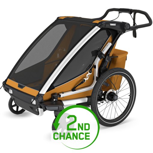 Kuva tuotteesta Thule Chariot Sport 2 Double - Bike Trailer for 2 Kids - natural gold - B-Lattu