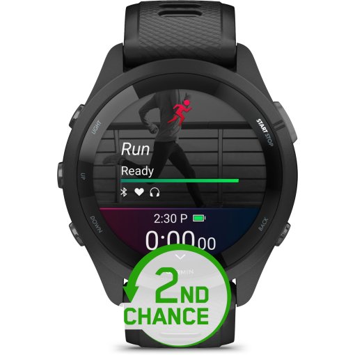 Produktbild von Garmin Forerunner 265 GPS Laufuhr - schwarz/hellgrau - B-Ware