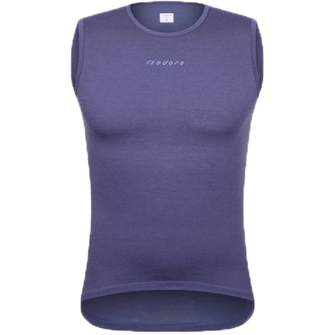 Productfoto van Isadore Merino Hemd zonder mouwen voor heren - Majolica Blue