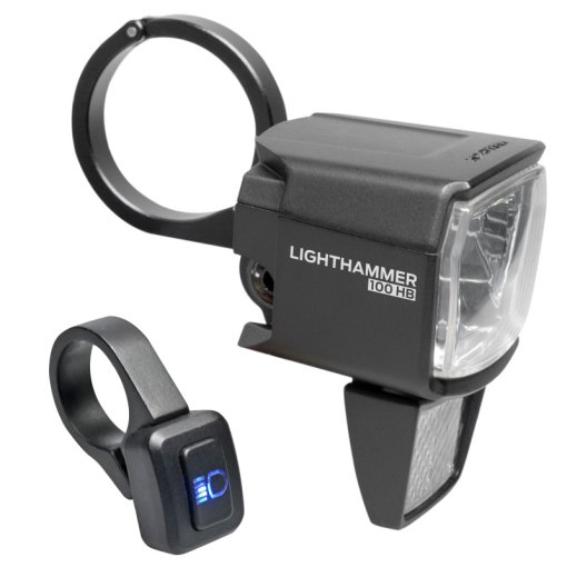 Foto de Trelock LS 890-HB Lighthammer 100 LUX E-BIKE ZL HB 400-318/350 Luz Delantera - negro