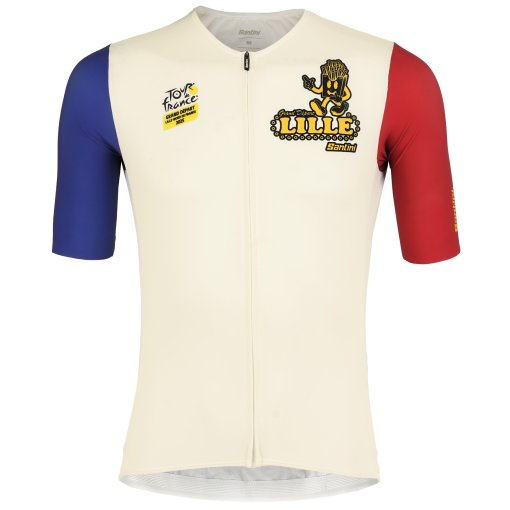 Produktbild von Santini Grand Départ Lille Kurzarmtrikot Herren - Tour de France™ 2025 Collection - RE97175CLILLE5TDF - Grand Départ Lille