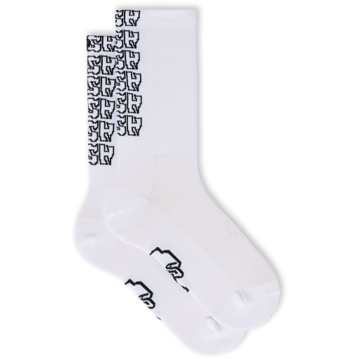 Foto de FINGERSCROSSED Calcetines Ciclismo - Classic Trip - Rush - Blanco