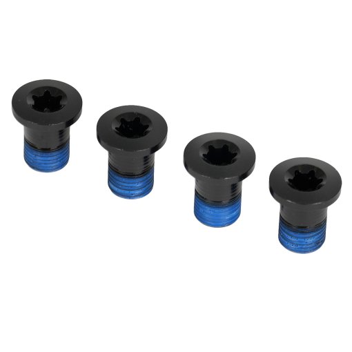 Produktbild von Race Face Kettenblattschrauben - Lang - 4 Stück - schwarz