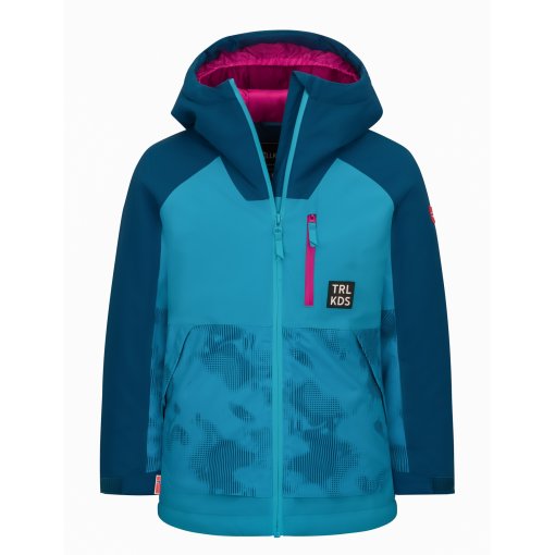 Produktbild von Trollkids Lifjell XT Jacken Mädchen - Dark Turquoise/Madeira Blue