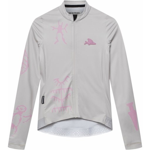 Foto de Café du Cycliste Maillot de Manga Larga Mujer - Constance - cumulus gray