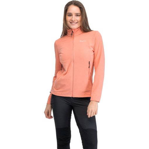 Photo produit de Bergans Finnsnes Fleece Veste pour femme - light weathered red