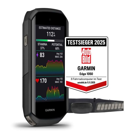Produktbild von Garmin Edge 1050 Bundle GPS Fahrradcomputer - schwarz