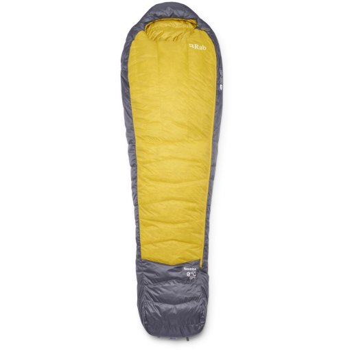 Productfoto van Rab Neutrino 0C / 32F Donzen slaapzak - Regular - rits links - graphene/dark pollen