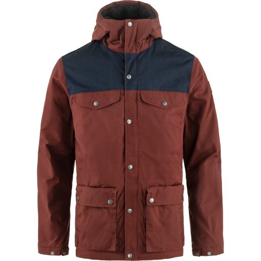 Foto de Fjällräven Chaqueta de Invierno Hombre - Greenland Winter - maroon/dark navy