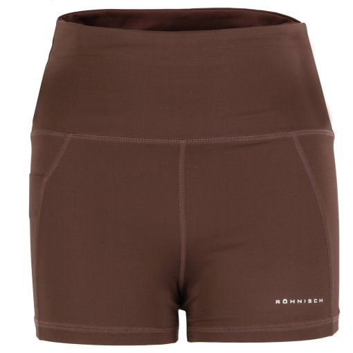 Foto de Röhnisch Malla Corta Mujer - Flattering Curved Hotpants - Deep Mahogany