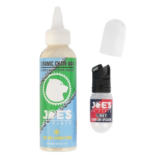 Image de Joe's No Flats Cire de Chaîne - Ceramic Chain Wax Dry 125ml + Linky applicateur