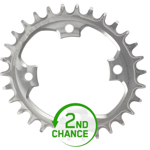 Produktbild von Garbaruk Melon MTB Kettenblatt - 82mm / Oval / Narrow-Wide - silber - B-Ware