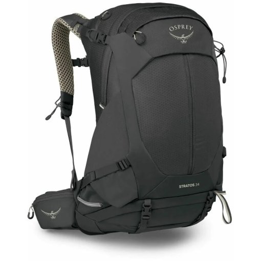 Productfoto van Osprey Stratos 34 Wandelrugzak Heren - Raven Black