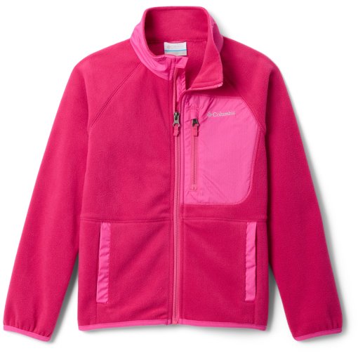 Produktbild von Columbia Fast Trek V Full Zip Fleecejacke Kinder - Guava Pink/Pink Ice