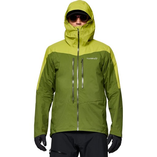 Photo produit de Norrona Veste Homme - falketind dri1 - Pesto/Golden Lime