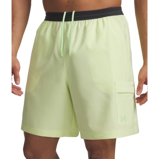 Photo produit de Under Armour Short Homme - UA Outdoor Hybrid - Fade Green/Lumos Lime