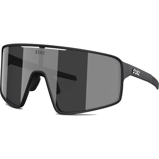 P001 L Brille - Matte Black - Smoke/Silver Mirror