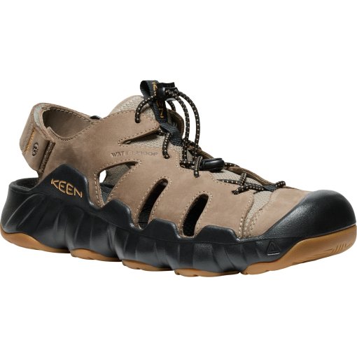 Foto de KEEN Sandalias de Piel Hombre - Hyperport Fisherman - Brindle/Oak Buff