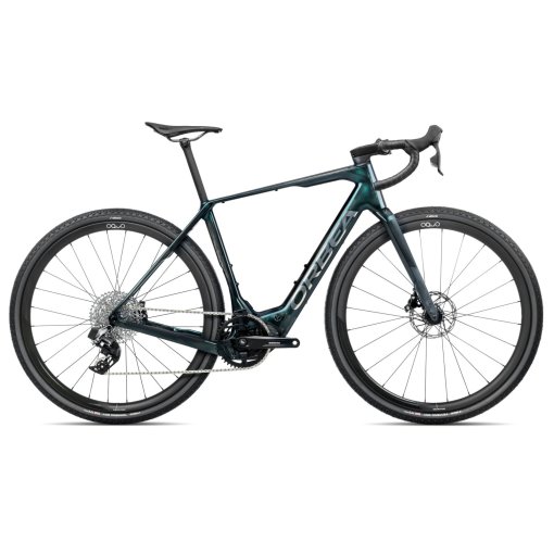 Immagine prodotto da Orbea Bicicletta Gravel Elettrica - DENNA M31e Rival XPLR AXS - 2025 - Escape Green (gloss) - Foggy (matt)