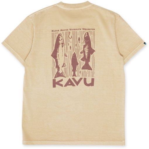 Produktbild von KAVU Salmon T-Shirt Herren - Olive Stone