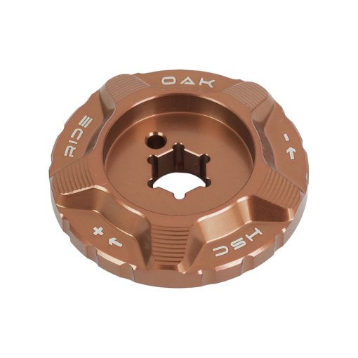 Photo produit de OAK Components Capuchon HSC pour fourches à suspension Fox 34 / 36 / 38 / 40 - kashgold