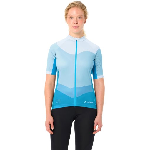 Immagine prodotto da Vaude Maglia a Maniche Corte Donna - Posta Full-Zip III - aqua