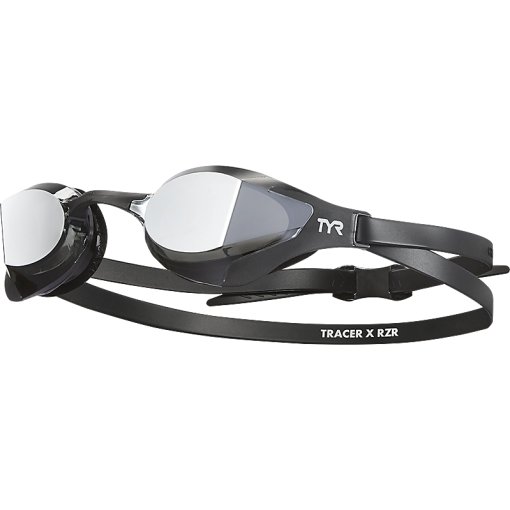Immagine prodotto da TYR Occhialini da Nuoto - Tracer-X RZR Racing Mirrored - argento/nero/nero