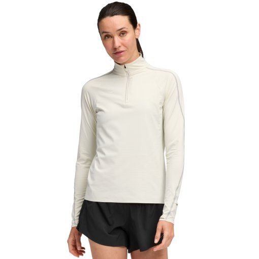 Foto de Hoka Camiseta de Manga Larga Mujer - GlideTech Quarter Zip - truffle salt